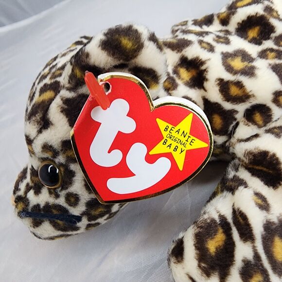 Ty Beanie Babies Freckles the Spotted Leopard Plush Toy - 4066 - Picture 5 of 9